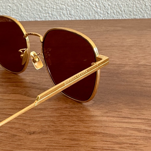 Bottega Veneta round metal sunglasses - Picture 5 of 9